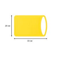Дошка для нарізки пластикова 20х33 см (9434)