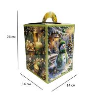 Новорічна коробка Санта 600 гр (2380)