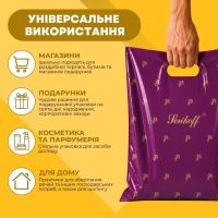Пакет Serikoff Подарунковий Баклажан 30х40 см (0134)