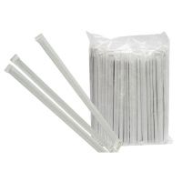 Соломка в індивідуальній упаковці d6.5 210 мм 200 шт Чорна (4190)