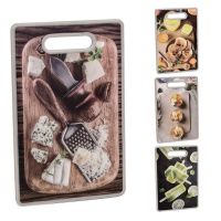 Дошка для нарізки з малюнком 23х37 см (5828)